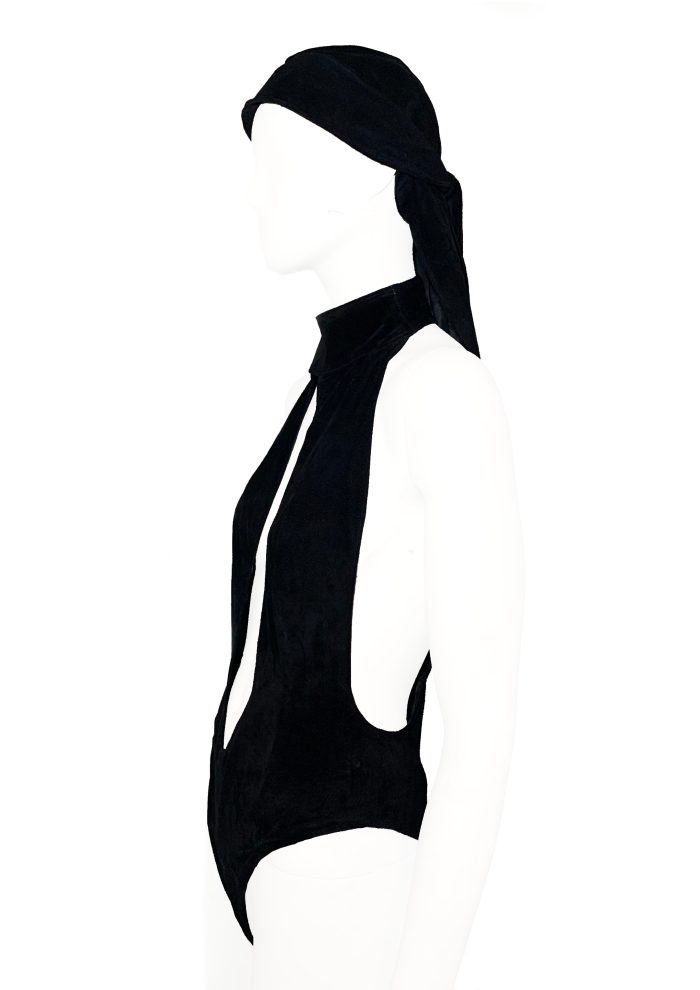 suede durag bodysuit vauci london